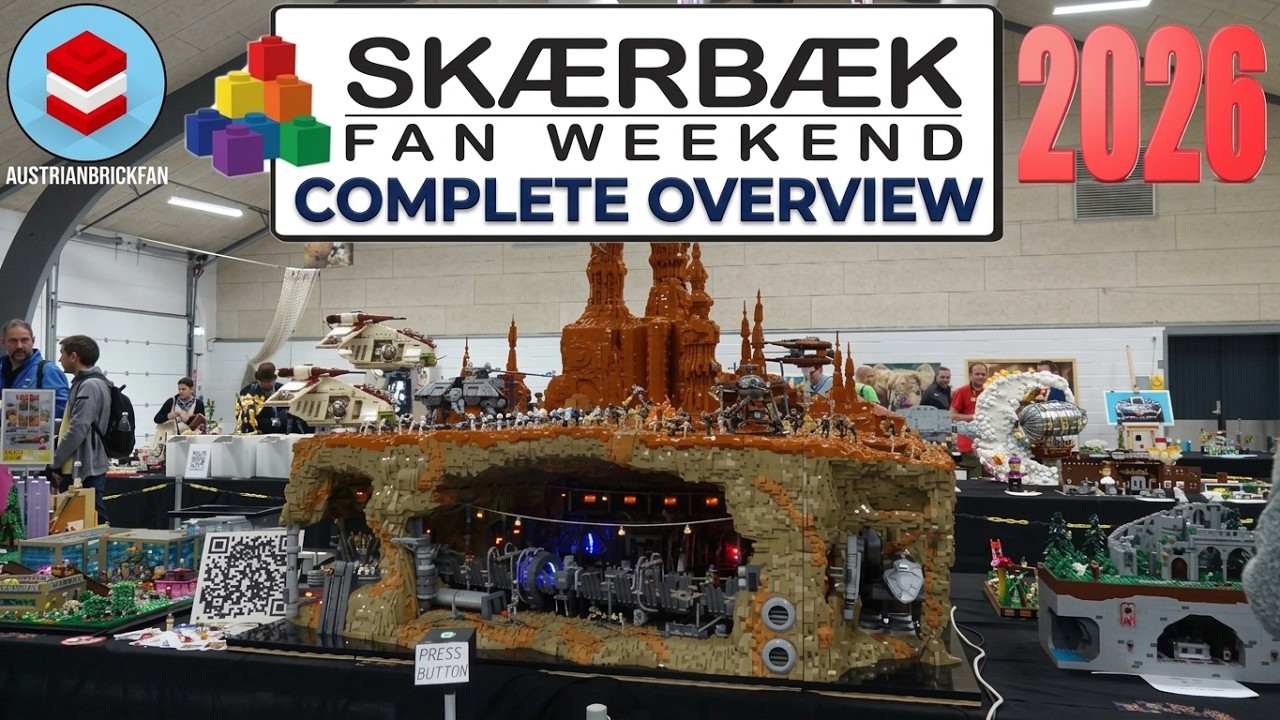 Complete Overview LEGO Exhibition Sk&aelig;rb&aelig;k Fan Weekend 2026