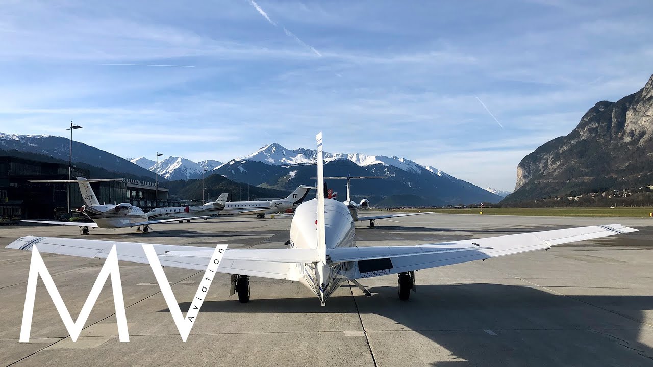 Flying home from Innsbruck with a fuel stop in Genderkingen #Mooney