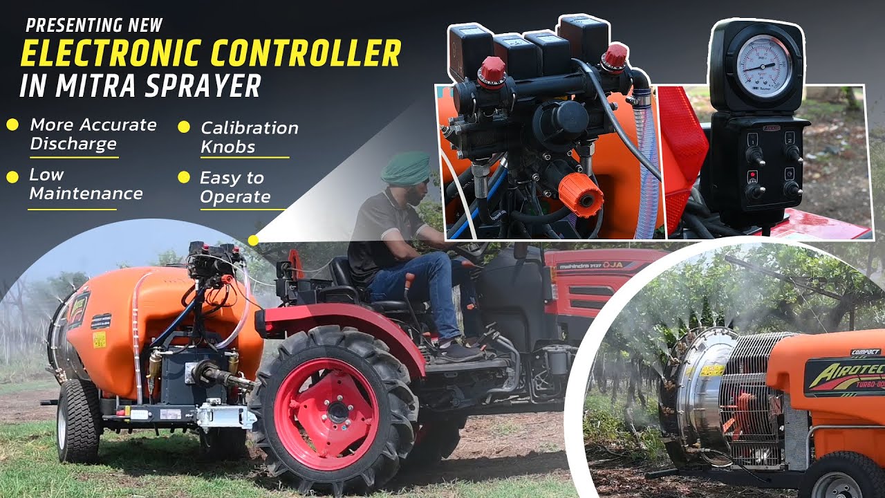 MITRA Sprayer With Electronic Controller | Best and Precise Spraying Operation | Mitra Airotec Turbo