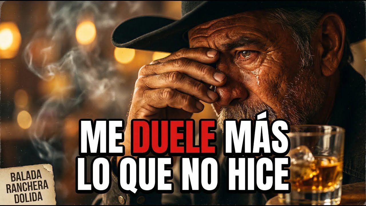 🔥 Me Duele Más lo que No Hice (Balada Ranchera Dolida)