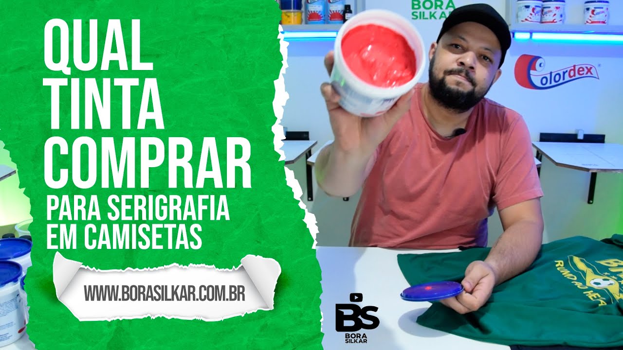 QUAL TINTAR COMPRAR PARA SERIGRAFIA EM CAMISETAS