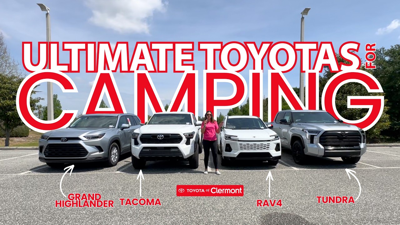 ⛺ 4 автомобиля Toyota, которые сделают кемпинг НАМНОГО лучше 🌲🚙