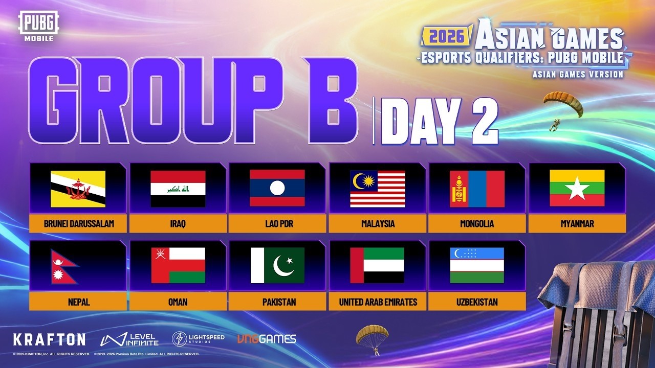 2026 ASIAN GAMES ESPORTS QUALIFIERS | Group B