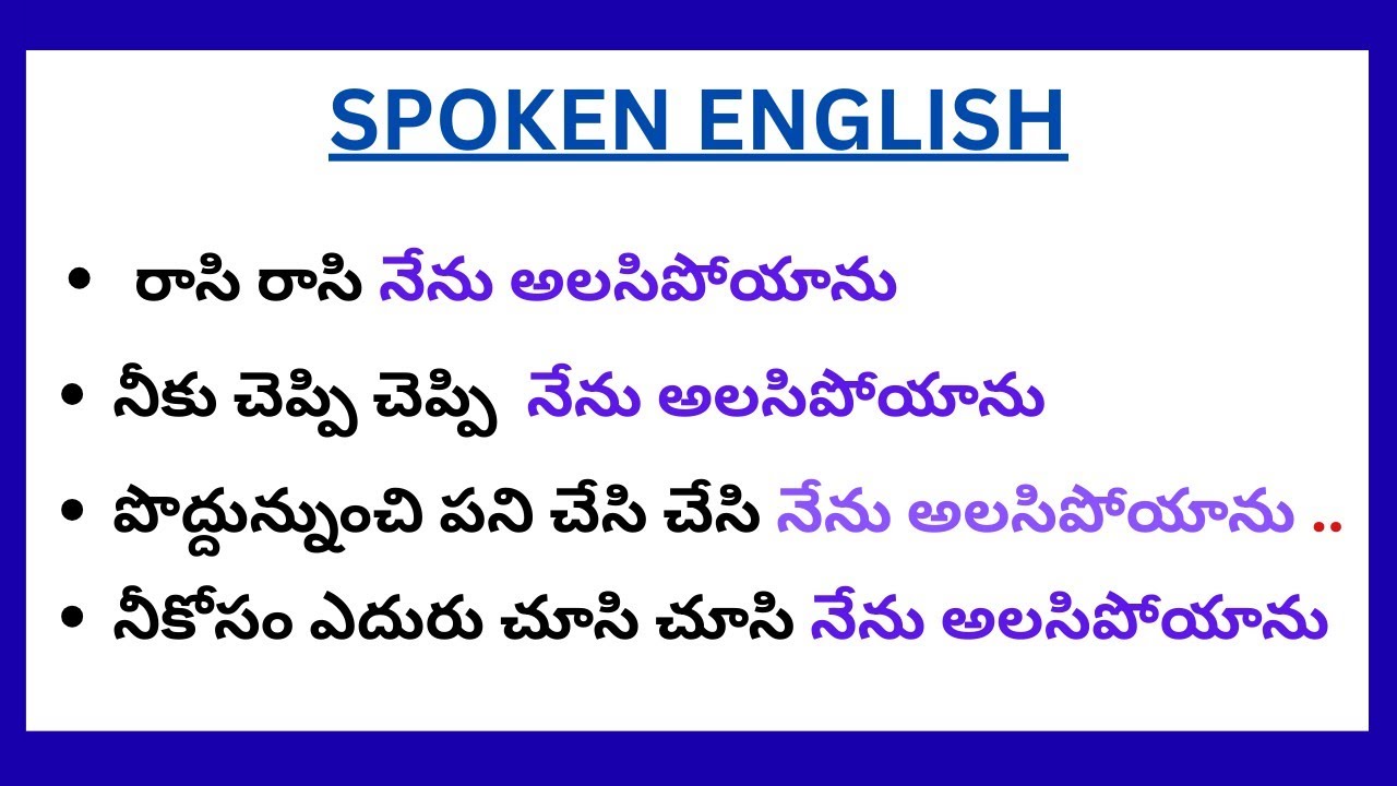 Daily Use English Sentences In Telugu|Speak English Fluently |Learn to speak English Fast|Telishkidz