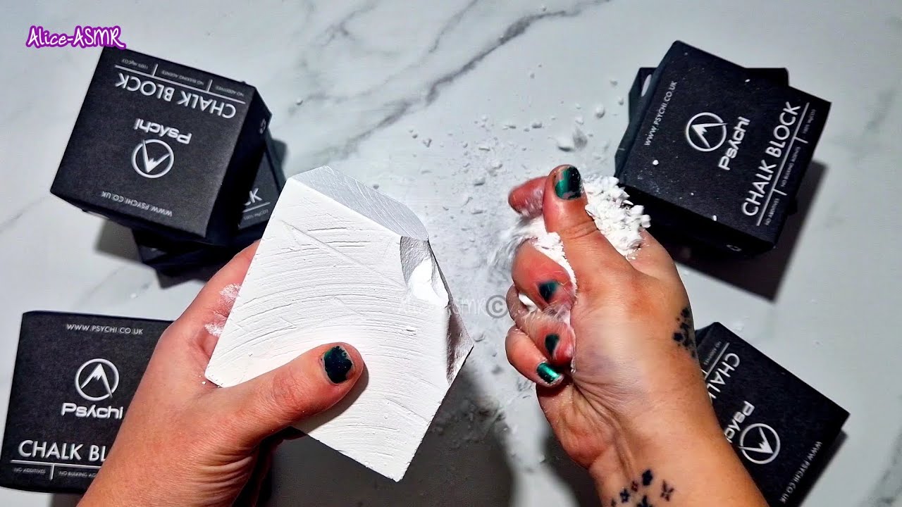 PSYCHI Gym Chalk | 8 Blocks | Crunchy Plain Jane | Powder Play