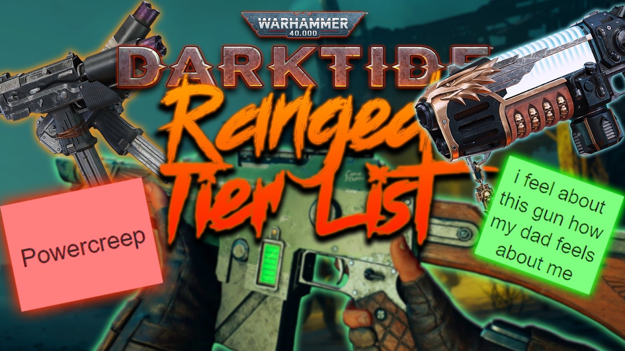 BEST and WORST Ranged Weapons in Darktide Beyond the Hive - Tier List