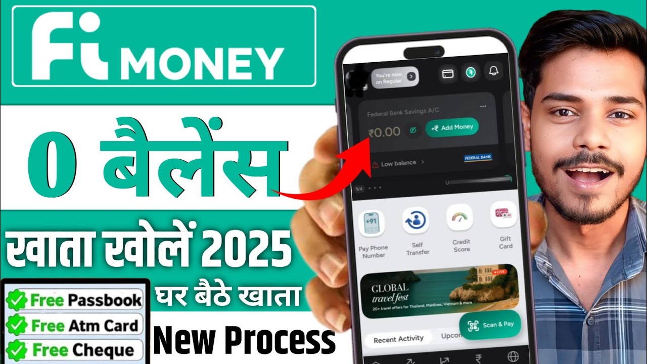 Fi Money Bank Account Opening 2026 | fi money bank account opening with zero balance