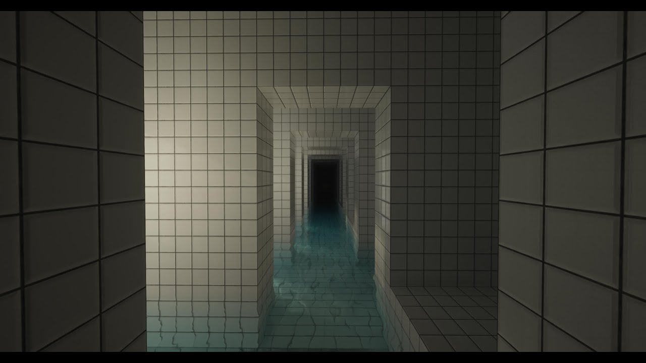 Liminal pool space in Minecraft Bedrock ( map )