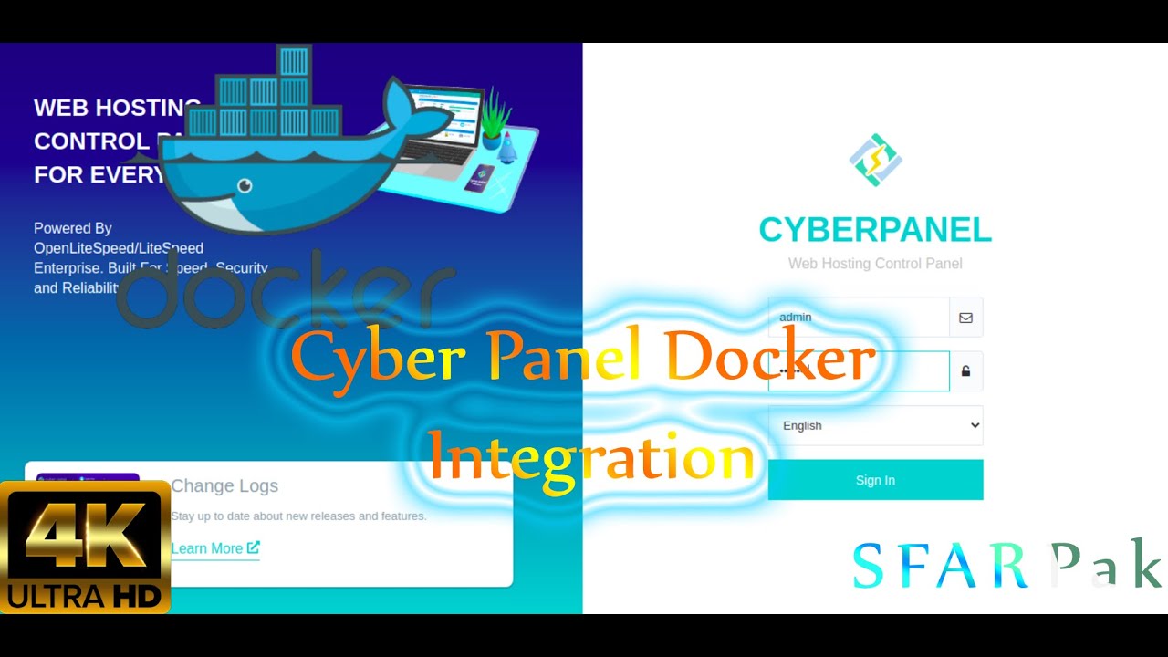 CyberPanel Docker Integration |  SFARPak #SFARPak