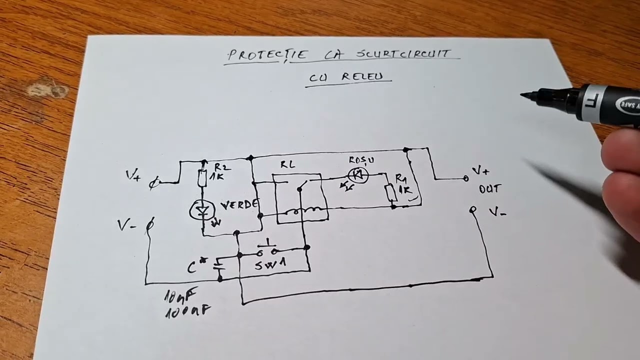 Modul de protecție la scurtcircuit cu releu electromagnetic