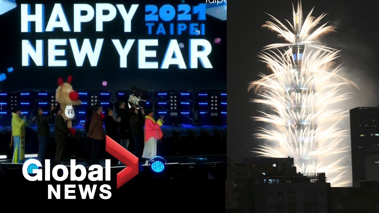 New Year's 2021: Taiwan’s iconic skyscraper Taipei 101 sets off fireworks