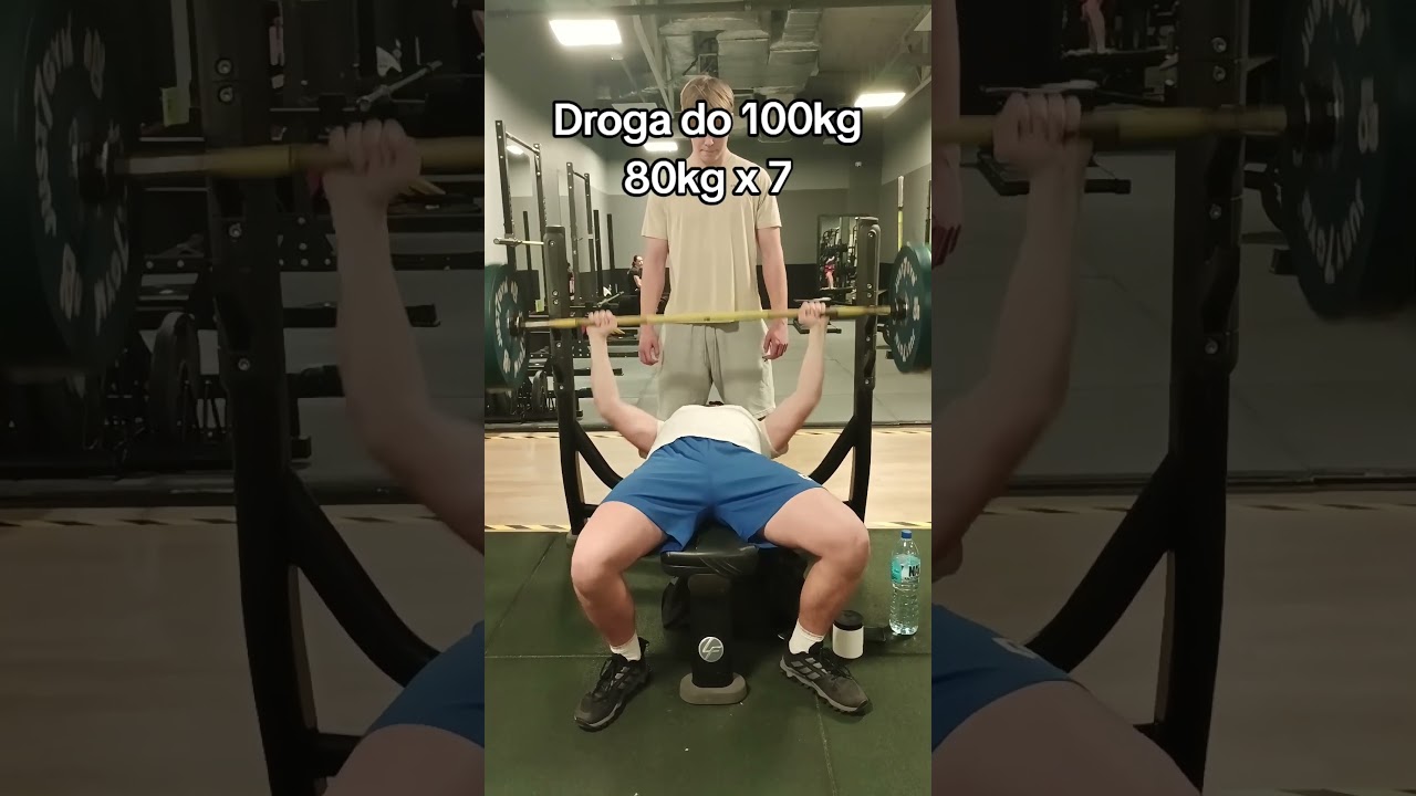 80kg na 7 powtórzeń w wyciskaniu