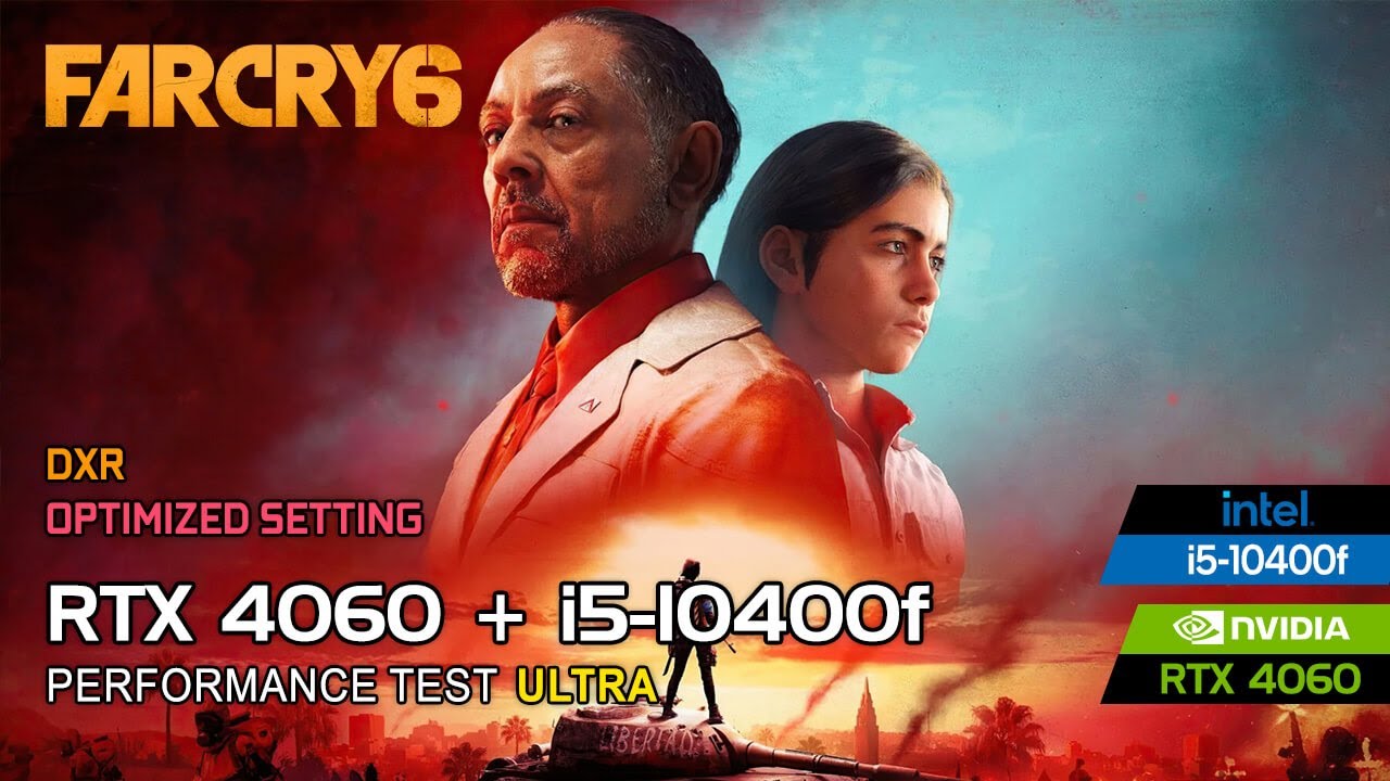 Far Cry 6 with RTX 4060 + i5-10400F | Performance Test Gameplay: Ultra & Optimized