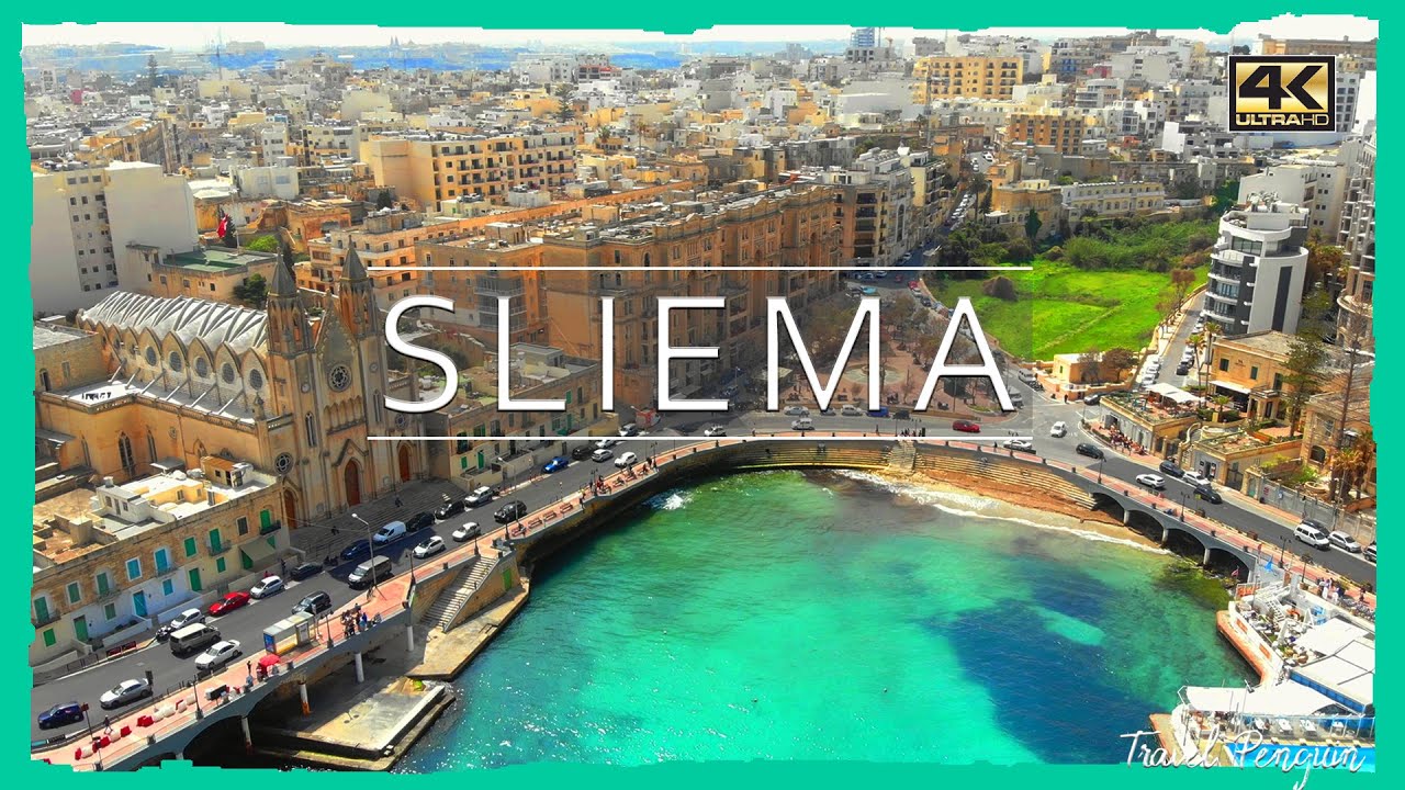 Sliema ● Malta 🇲🇹 【4K】 Aerial Cinematic Drone