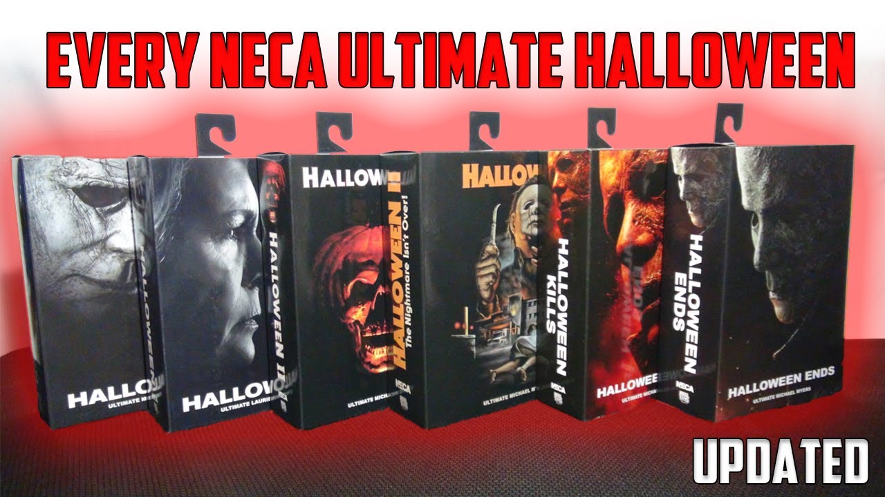 Все фигурки Neca Ultimate Halloween Action Figures обновлены и распакованы после окончания Хэллоуина