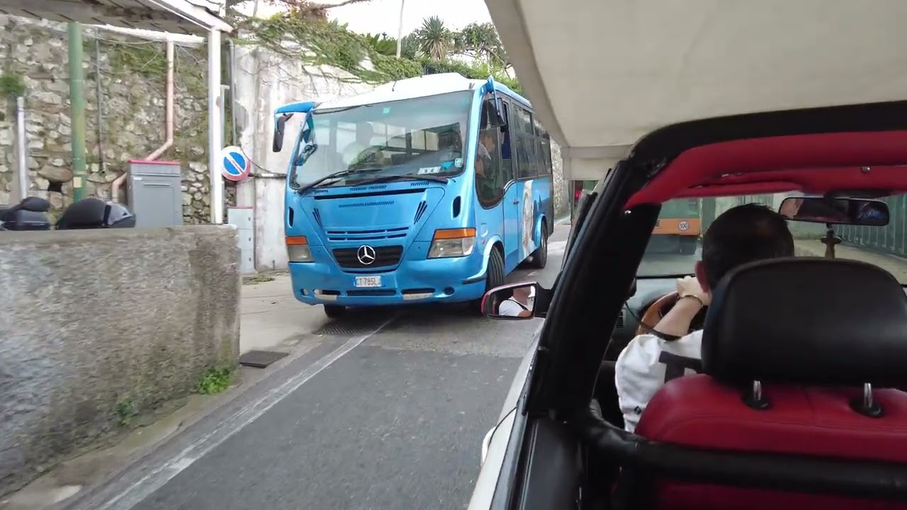 Capri Marina Grande to Anacapri by taxi