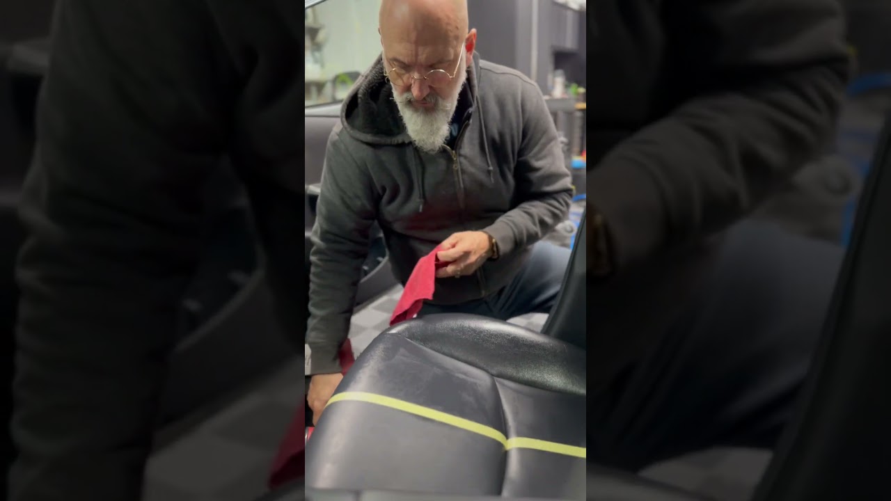 A better way to clean your vegan or leather seats with Yvan Lacroix #shorts #recommended