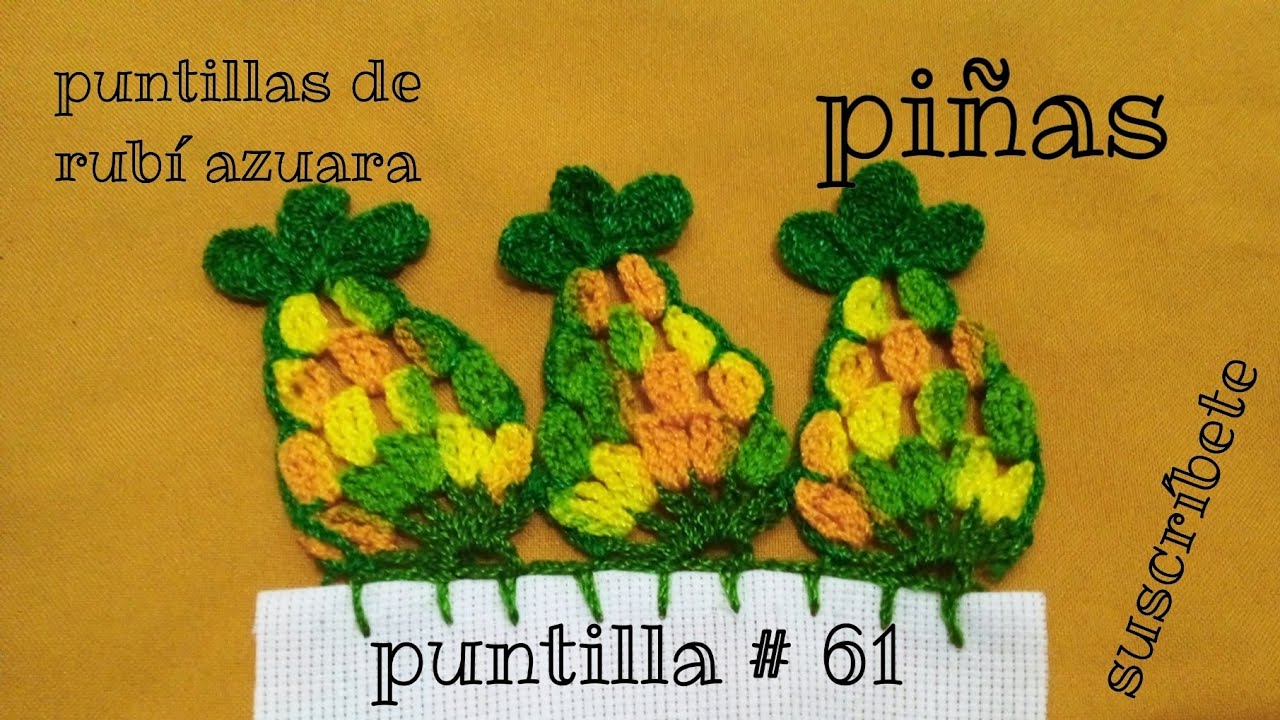 puntilla # 61 piñas 🍍🍍🍍