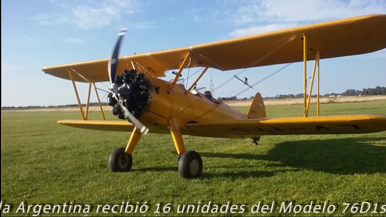 Boeing PT 17 Stearman -Vuelo Bautismo Biplano -Aeroclub Veronica