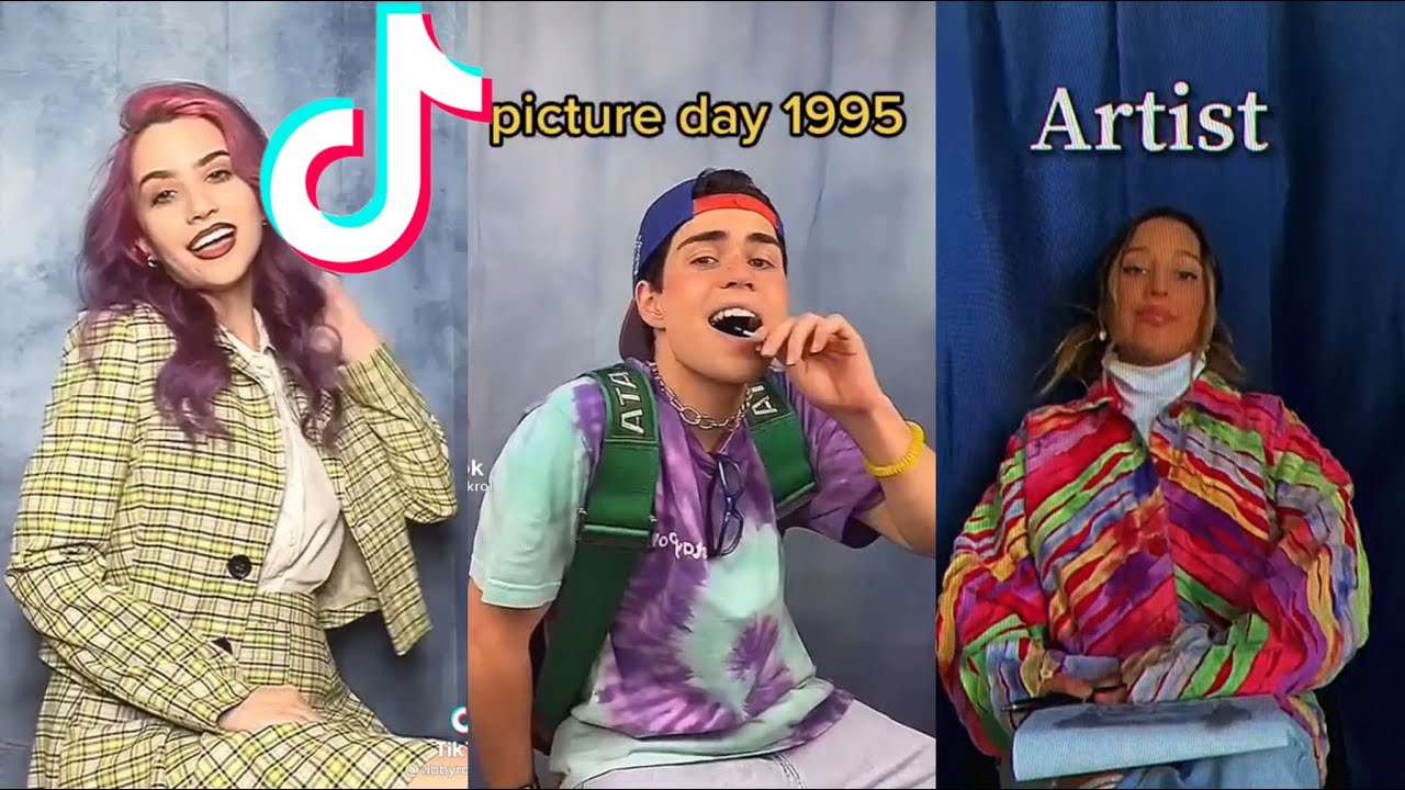 Picture day 90’s edition Tik Tok Trend ~ smells like drill spirit