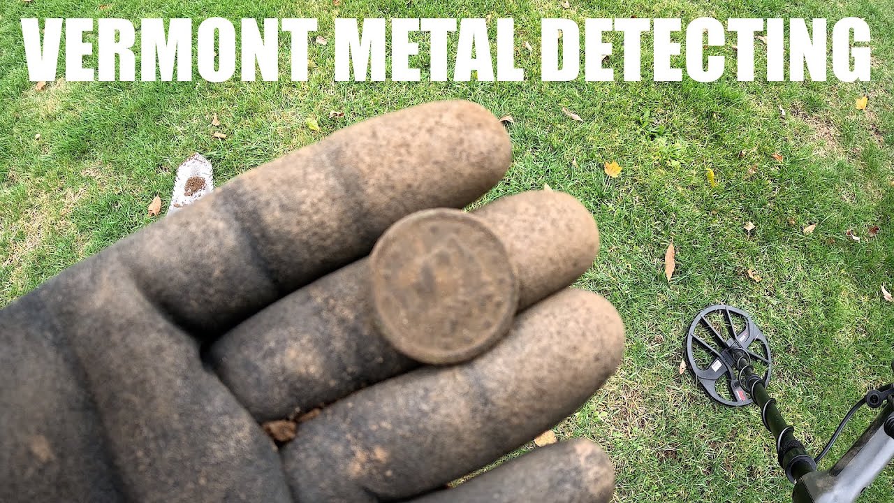 Vermont Metal Detecting in Town!