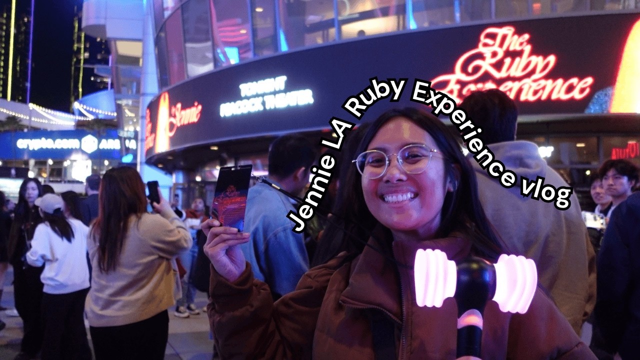 Я была одной из первых, кто увидел Руби на концерте (Jennie LA VIP Ruby Experience Vlog)