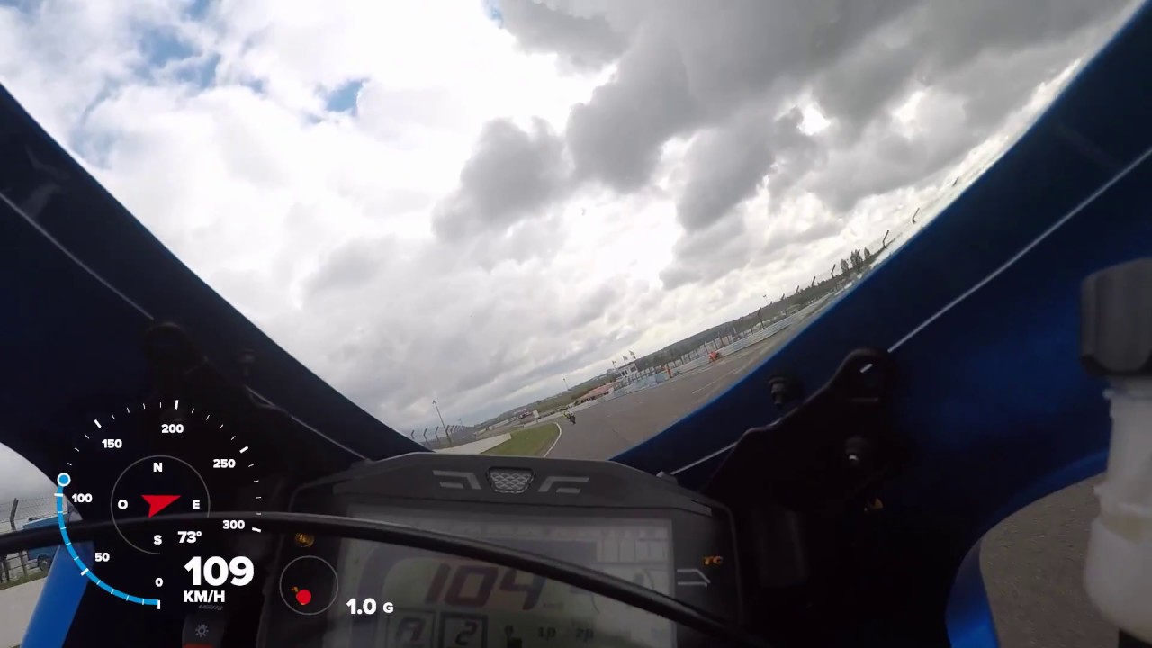 Suzuki #71 Caméra embarquée Suzuki GSXR 1000 Marc Fissette Circuit Croix-en-Ternois - Version HD