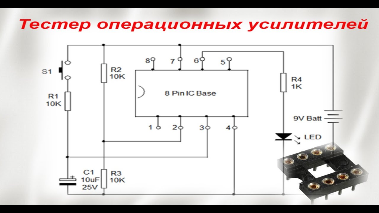 Тестер операционных усилителей