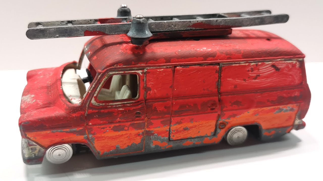 Dinky реставрация Ford Transit Пожарная служба № 271 Игрушечная модель литая.