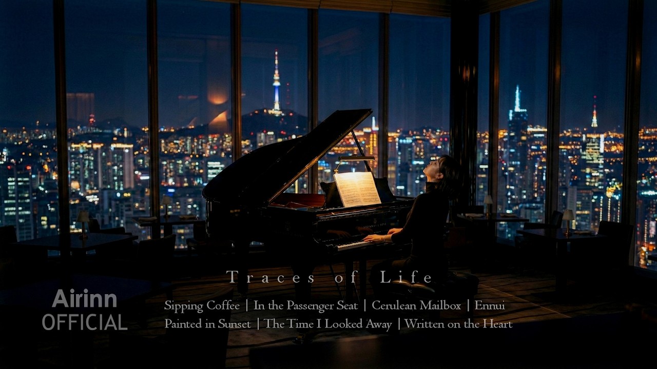 Traces of Life | Piano instrumentals from Airinn's 3rd album | Sky lounge music
