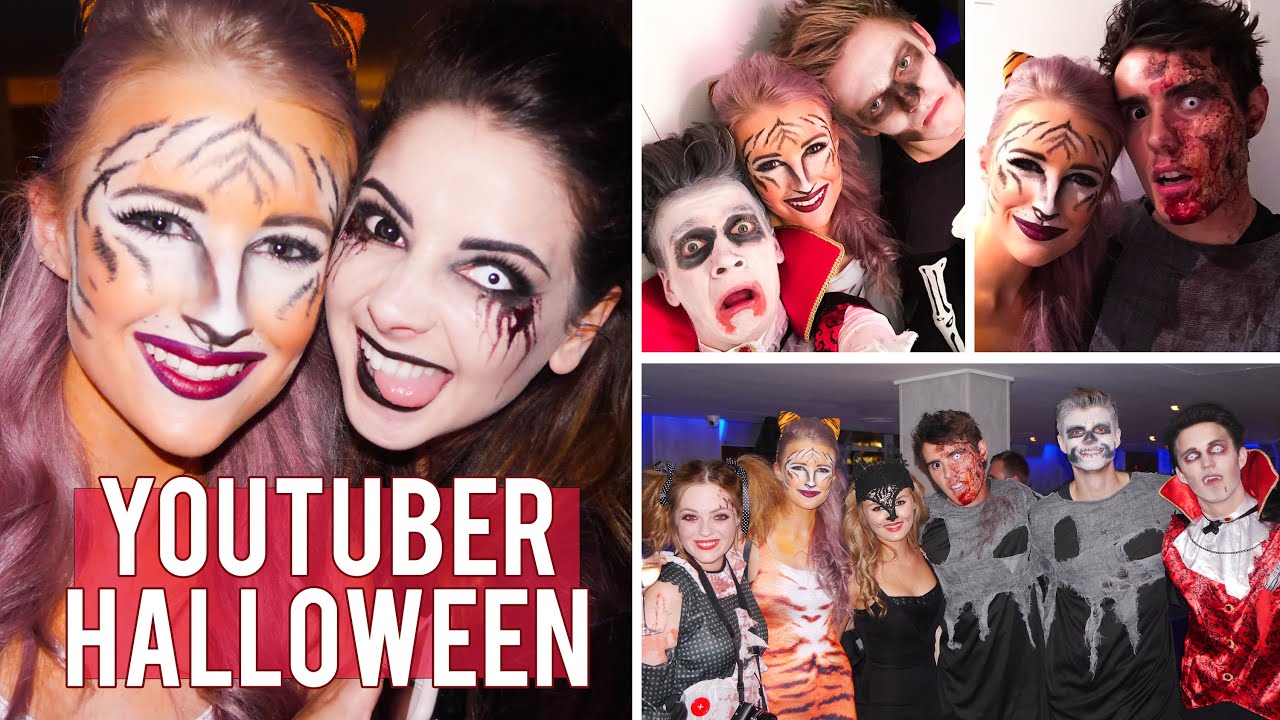 Youtubers Halloween and Tanya Burr Lashes | Inthefrow