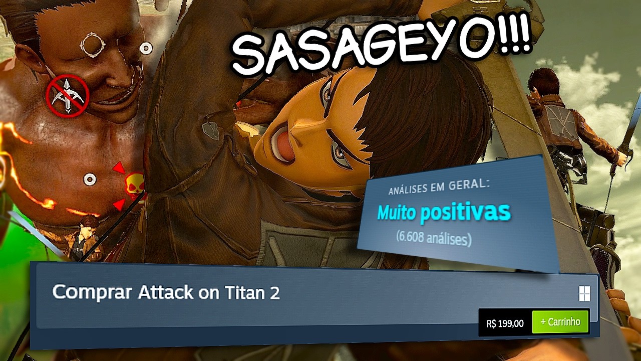 JOGUEI O ESQUECIDO JOGO DE ATTACK ON TITAN E ELE É INCRÍVEL!!!