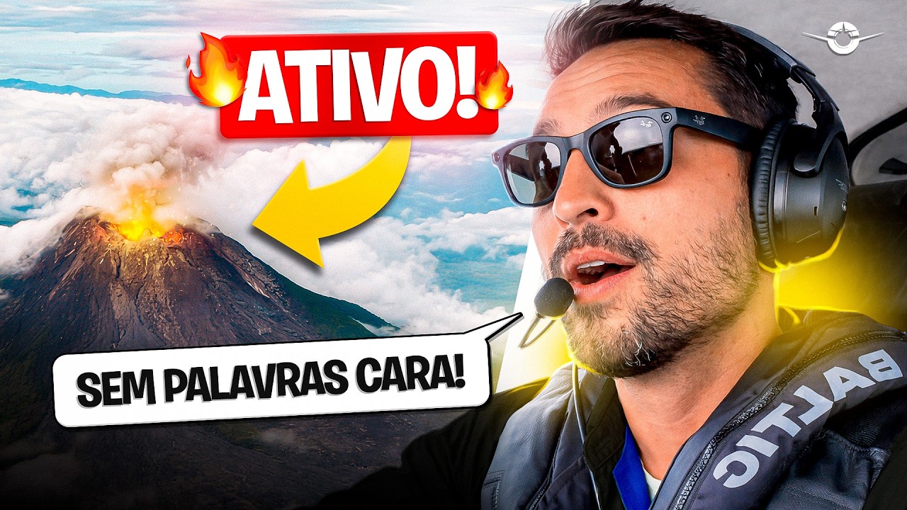 Cheguei muito perto? Voando sobre o vulcão EP. 6