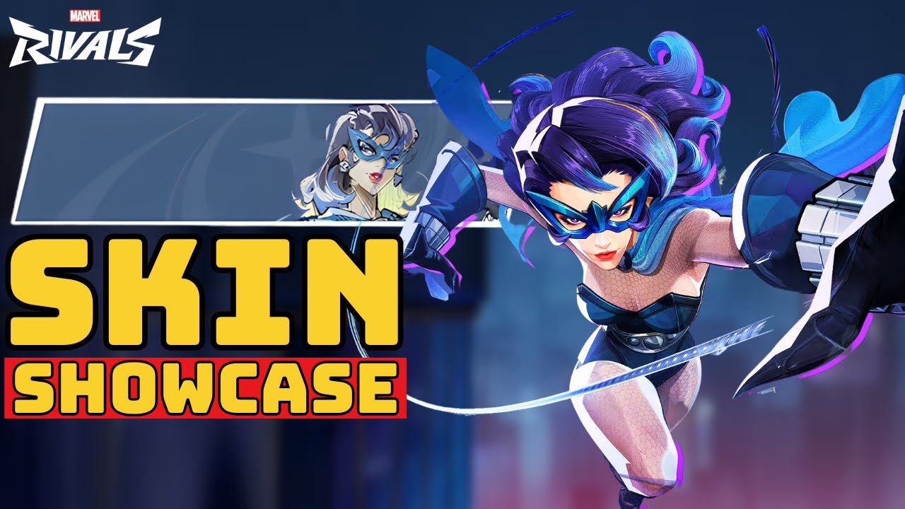 Black Widow Midnight Suspense Skin Showcase - Marvel Rivals