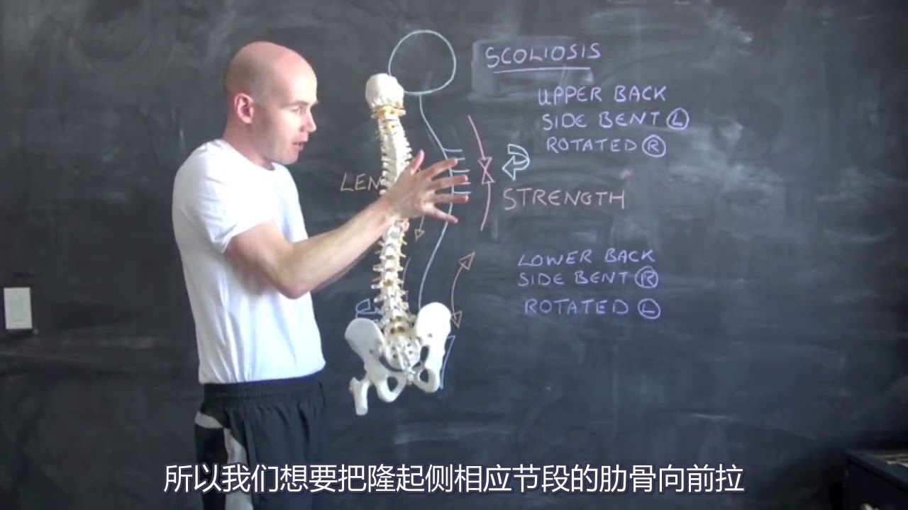 How to Fix Your Scoliosis (Chinese subtitles)
