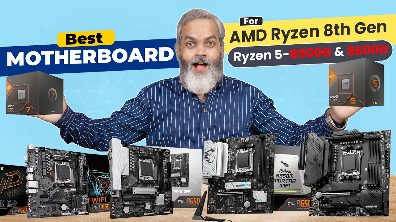 Best Budget Motherboard for AMD Ryzen 8th Gen Ryzen 5 8500G and  8600G