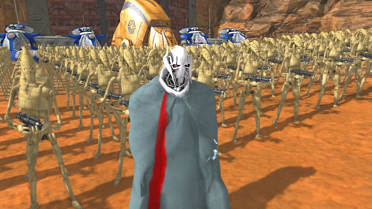 General Grievous' DROID FACTORY Under Siege! - Men of War: Star Wars Mod