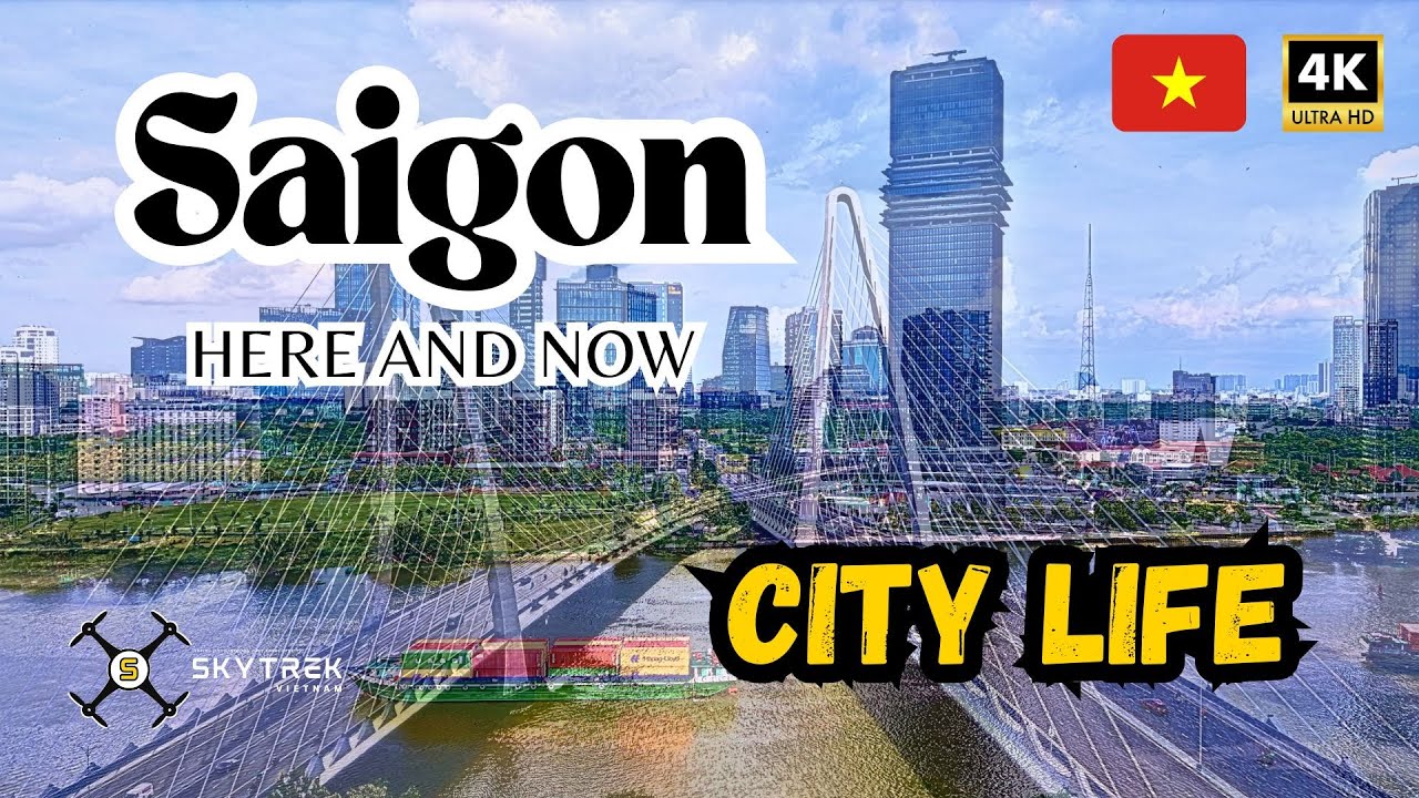 Discover Ho Chi Minh City | Skyline, Streets, and Culture | 4K Drone Tour of Saigon 🇻🇳