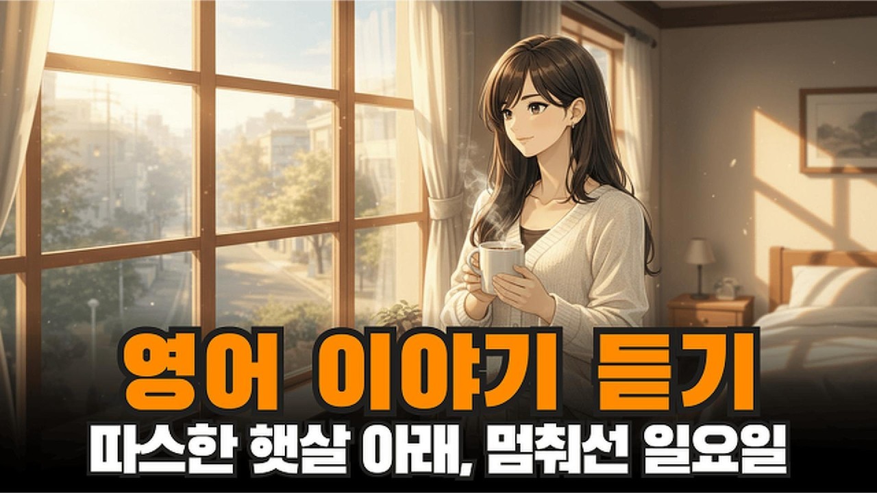 영어 듣기 연습 | 초보자를 위한 영어 이야기: 따스한 햇살 아래, 멈춰선 일요일 🔥