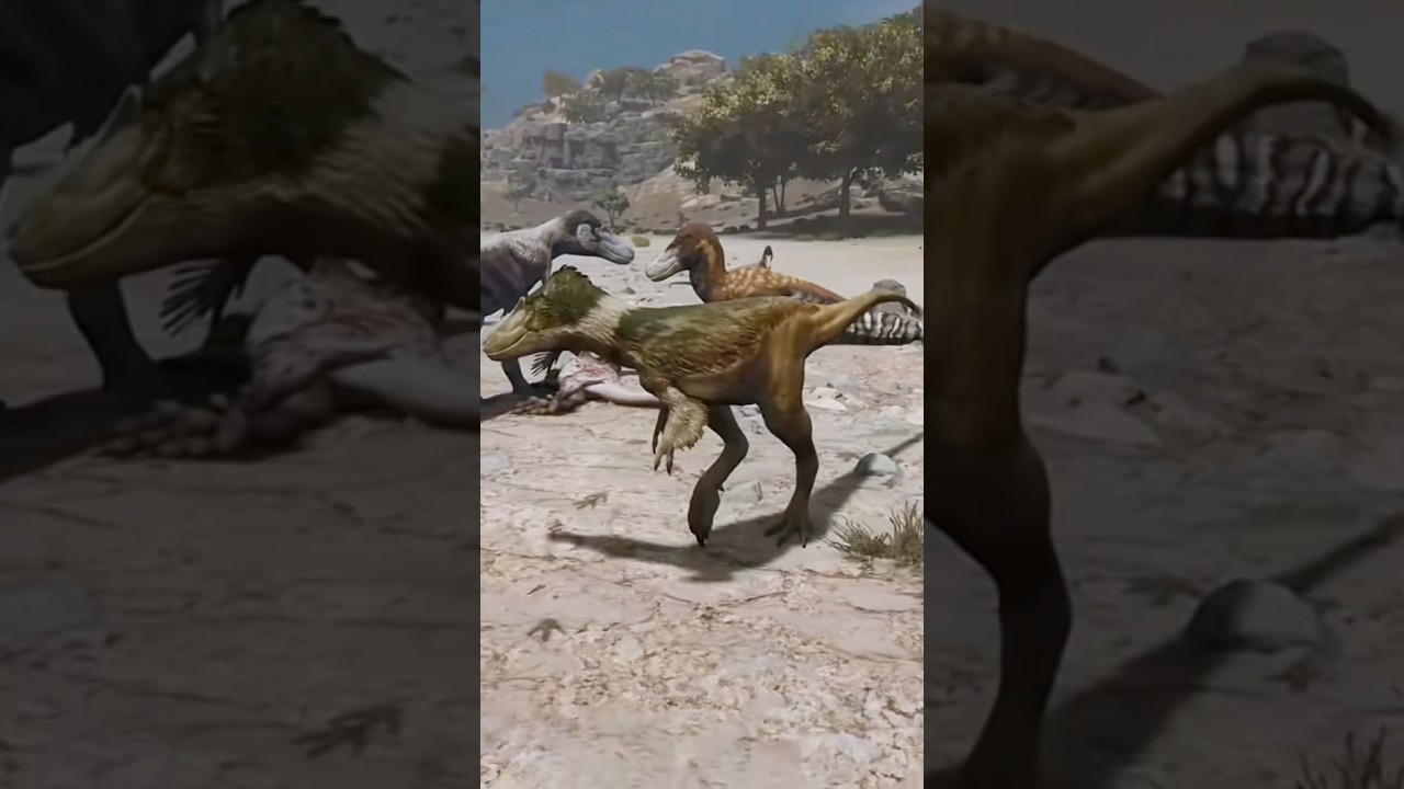 Path of Titans - Alioramus family with a fresh kill
