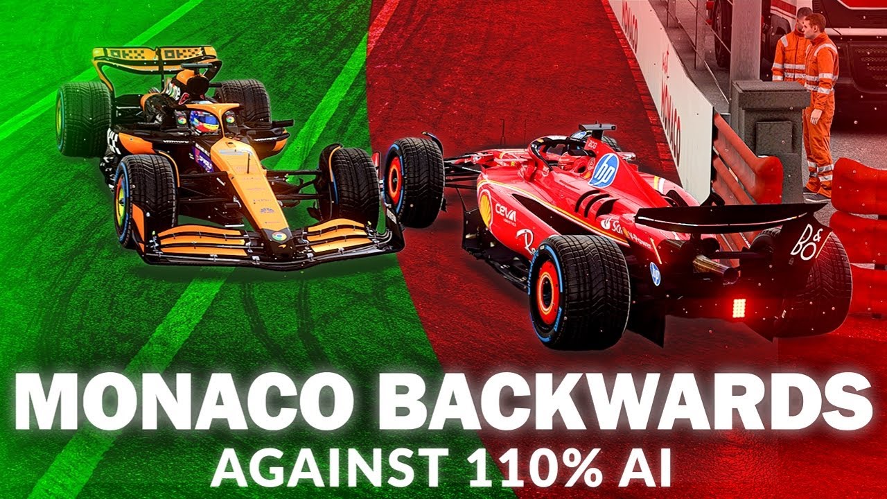 Смогу ли я выжить в MONACO BACKWARDS против 110% ИИ в F1 24?