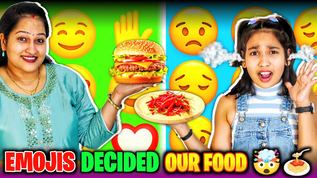 Emojis Decide What We Eat! 🍟🍩 | Fun Food Challenge 😄 #LearnWithPari