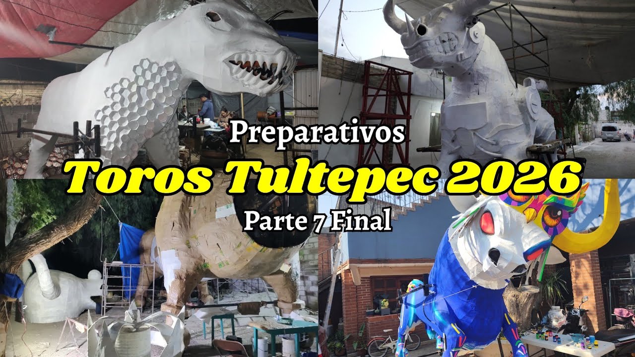 Preparativos De Algunos De Los Toros Pirotécnicos Para Este 6 De Marzo En Tultepec 2026 (7) Final.