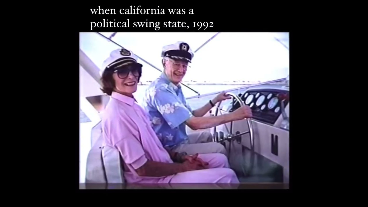 George bush sr visits california during the 1992 presidential election