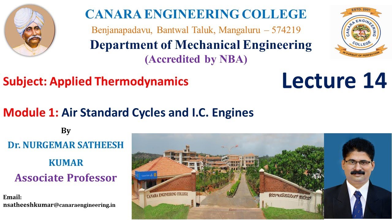 VTU ATD 18ME42 M1 L14 numerical on IC engine performance parameters and heat balance sheet