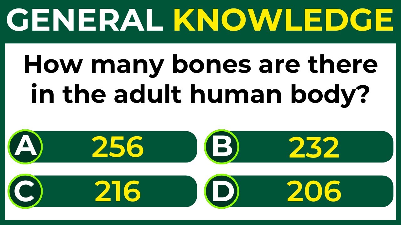 50 General Knowledge Questions | How Good is Your General Knowledge?