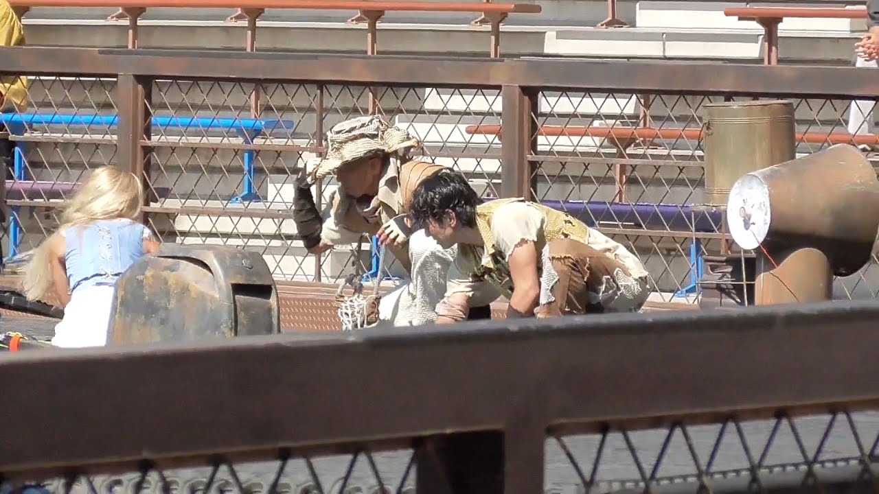【アクシデント回】船が故障しショーが一時中断するも、再会後の国旗保安官のアドリブが神対応過ぎた【USJ】ウォーターワールド 2022.7.20(水)-14:45