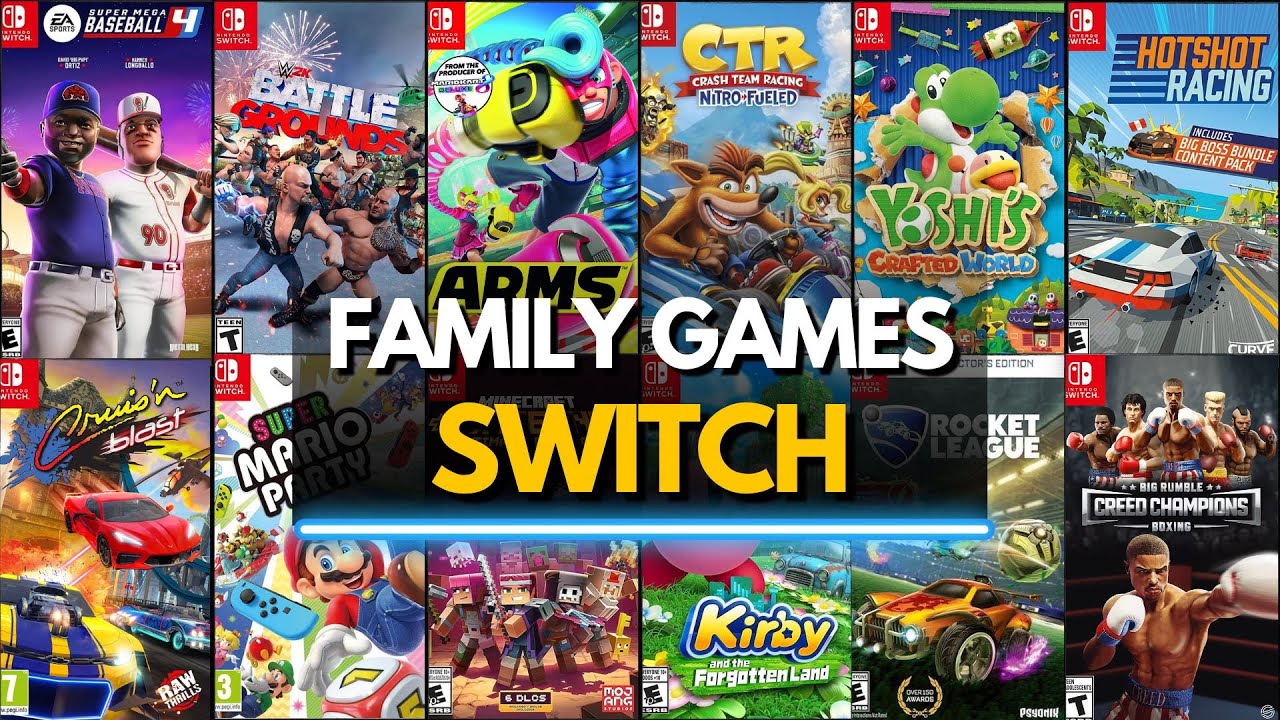 Top 50 Best FAMILY Games for NINTENDO SWITCH (2025)