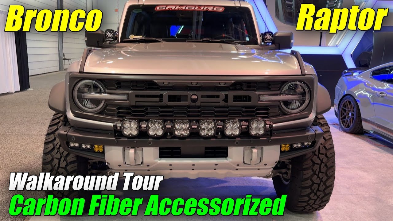 Carbon Fiber Bronco Raptor !!! Anderson Components & Camburg
