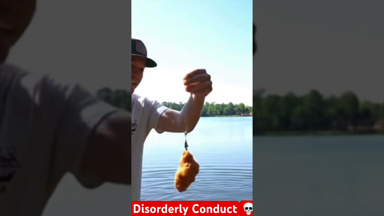 Рыбалка с жареной курицей